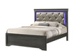 Galaxy Home Brooklyn Twin Bed in Gray - Vida Furniture (Laredo,TX)