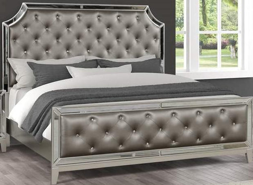 Galaxy Home Harmony Queen Panel Bed in Silver GHF-808857606792 - Vida Furniture (Laredo,TX)