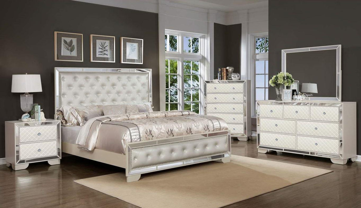 Galaxy Home Madison Full Panel Bed in Beige GHF-808857987501 - Vida Furniture (Laredo,TX)
