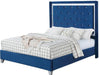 Galaxy Home Sapphire Full Upholstered Bed in Navy GHF-808857811028 - Vida Furniture (Laredo,TX)