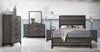 Galaxy Home Sierra Queen Panel Bed in Foil Grey GHF-808857916389 - Vida Furniture (Laredo,TX)