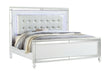 Galaxy Home Sterling King Bed in White - Vida Furniture (Laredo,TX)