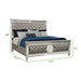 Galaxy Home Symphony Queen Bed in Silver - Vida Furniture (Laredo,TX)