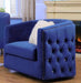 Galaxy Home Afreen Upholstered Chair in Navy GHF-808857722010 - Vida Furniture (Laredo,TX)