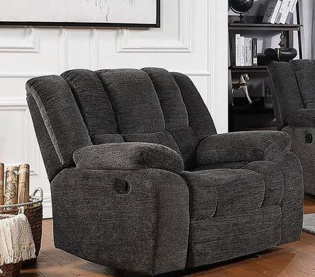 Galaxy Home Chicago Reclining Chair in Gray GHF-808857905642 - Vida Furniture (Laredo,TX)