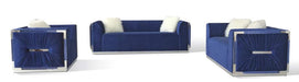 Galaxy Home Contempo Chair in Blue GHF-808857794093 - Vida Furniture (Laredo,TX)