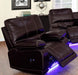 Galaxy Home Electron Power Recliner Chair in Brown GHF-808857873125 - Vida Furniture (Laredo,TX)