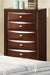 Galaxy Home Emily 6 Drawer Chest in Cherry GHF-808857673978 - Vida Furniture (Laredo,TX)