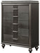 Galaxy Home Ginger 5 Drawer Chest in Gunmetal Copper GHF-808857599650 - Vida Furniture (Laredo,TX)
