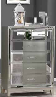 Galaxy Home Harmony 6 Drawer Chest in Silver GHF-808857748638 - Vida Furniture (Laredo,TX)