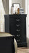 Galaxy Home Louis Phillipe 5 Drawer Chest in Black GHF-808857764218 - Vida Furniture (Laredo,TX)