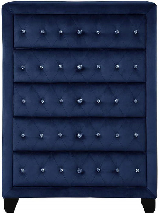 Galaxy Home Sophia Crystal Chest in Blue image