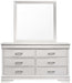 Galaxy Home Brooklyn Dresser in White - Vida Furniture (Laredo,TX)