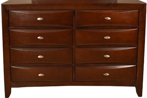Galaxy Home Emily 8 Drawer Dresser in Cherry GHF-808857628237 - Vida Furniture (Laredo,TX)