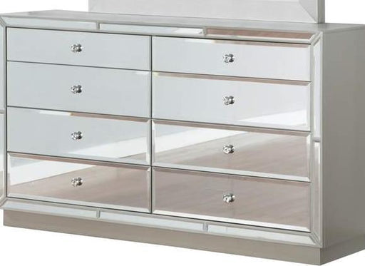 Galaxy Home Infinity 8 Drawer Dresser in Silver GHF-808857635808 - Vida Furniture (Laredo,TX)