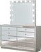 Galaxy Home Infinity 8 Drawer Dresser in Silver GHF-808857635808 - Vida Furniture (Laredo,TX)