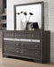 Galaxy Home Matrix 7 Drawer Dresser in Gray - Vida Furniture (Laredo,TX)