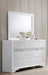 Galaxy Home Matrix 7 Drawer Dresser in White - Vida Furniture (Laredo,TX)