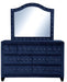 Galaxy Home Sophia Dresser in Blue - Vida Furniture (Laredo,TX)