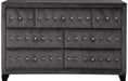 Galaxy Home Sophia Dresser in Gray image