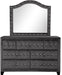 Galaxy Home Sophia Dresser in Gray - Vida Furniture (Laredo,TX)