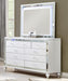 Galaxy Home Sterling Dresser in White - Vida Furniture (Laredo,TX)