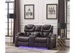 Galaxy Home Lexus Power Reclining Loveseat in Brown GHF-808857855565 - Vida Furniture (Laredo,TX)
