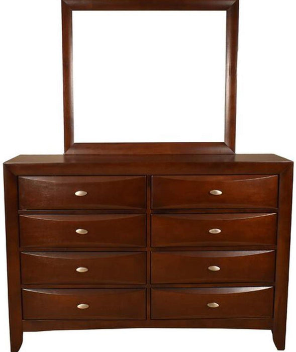 Galaxy Home Emily Mirror in Cherry GHF-808857686015 - Vida Furniture (Laredo,TX)