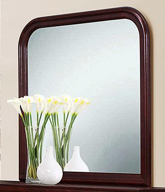 Galaxy Home Louis Phillipe Mirror in Cherry GHF-808857873712 - Vida Furniture (Laredo,TX)