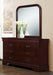 Galaxy Home Louis Phillipe Mirror in Cherry GHF-808857873712 - Vida Furniture (Laredo,TX)