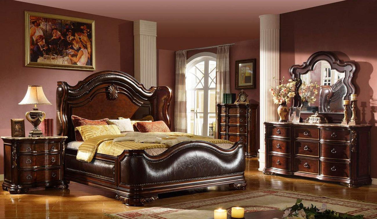 Galaxy Home Bella 3 Drawer Nightstand in Dark Walnut GHF-808857778543 - Vida Furniture (Laredo,TX)