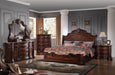 Galaxy Home Bombay 3 Drawer Nightstand in Warm Cherry GHF-808857693259 - Vida Furniture (Laredo,TX)