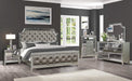 Galaxy Home Harmony 2 Drawer Nightstand in Silver GHF-808857882943 - Vida Furniture (Laredo,TX)