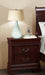 Galaxy Home Louis Phillipe 2 Drawer Nightstand in Cherry GHF-808857644695 - Vida Furniture (Laredo,TX)