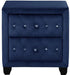 Galaxy Home Sophia 2 Drawer Nightstand in Blue GHF-733569393435 - Vida Furniture (Laredo,TX)
