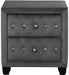 Galaxy Home Sophia 2 Drawer Nightstand in Gray GHF-733569388264 - Vida Furniture (Laredo,TX)