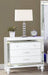Galaxy Home Sterling 3 Drawer Nightstand in White GHF-808857739766 - Vida Furniture (Laredo,TX)