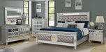 Galaxy Home Symphony 3 Drawer Nightstand in Silver GHF-808857505200 - Vida Furniture (Laredo,TX)