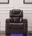 Galaxy Home Lexus Power Recliner in Brown GHF-808857587831 - Vida Furniture (Laredo,TX)