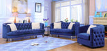 Galaxy Home Afreen Upholstered Sofa in Navy GHF-808857892751 - Vida Furniture (Laredo,TX)
