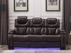 Galaxy Home Lexus Power Reclining Sofa in Brown GHF-808857769299 - Vida Furniture (Laredo,TX)