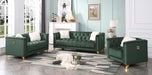 Galaxy Home Russell Sofa in Green - Vida Furniture (Laredo,TX)