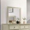 Elements International Gianna Youth Mirror in White - Vida Furniture (Laredo,TX)