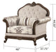 Galaxy Home Gloria Chair in White - Vida Furniture (Laredo,TX)