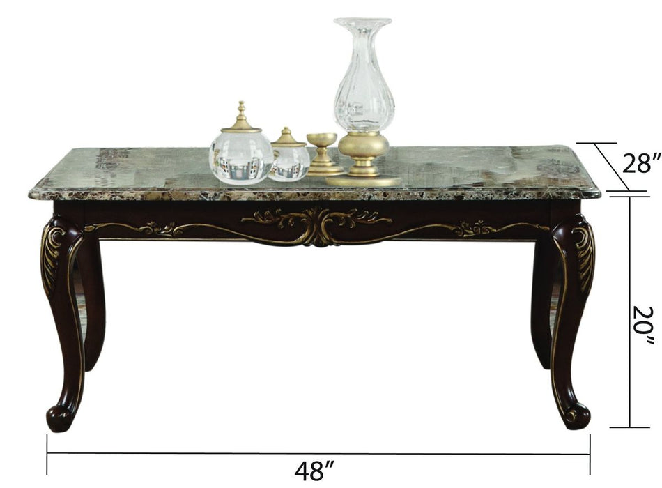 Galaxy Home GloriaÂ Coffeein Â Table in Brown - Vida Furniture (Laredo,TX)