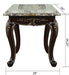 Galaxy Home Gloria End Table in Brown - Vida Furniture (Laredo,TX)