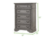 Galaxy Home Grace Chest in Gray - Vida Furniture (Laredo,TX)