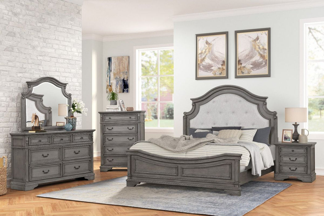 Galaxy Home Grace Dresser in Gray - Vida Furniture (Laredo,TX)