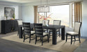 Elements International Grady Server in Black - Vida Furniture (Laredo,TX)