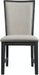 Elements International Grady Side Chair (Set of 2) in Black - Vida Furniture (Laredo,TX)
